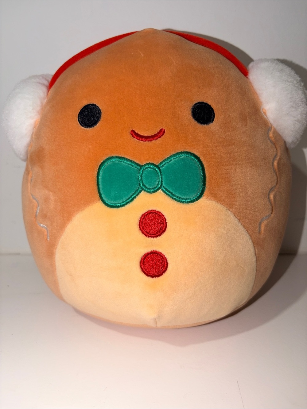 Squishmallows Jordan Earmuffs the Gingerbread Holiday 2022, Mystery 8 inch